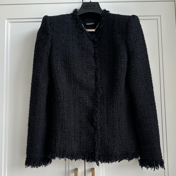 Alexander McQueen Tweed Slim Fit Blazer FR42 - Picture 5 of 6